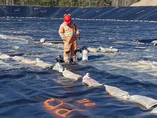 Geomembrane QAQC, Vac Testing of repairs and penetrations